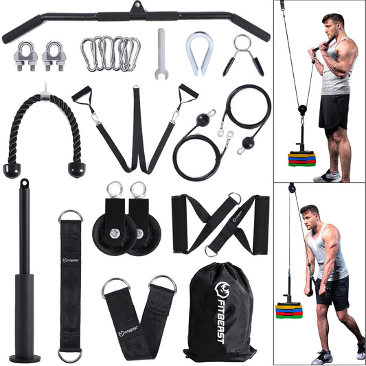 FitBeast Cable Pulley Gym Set